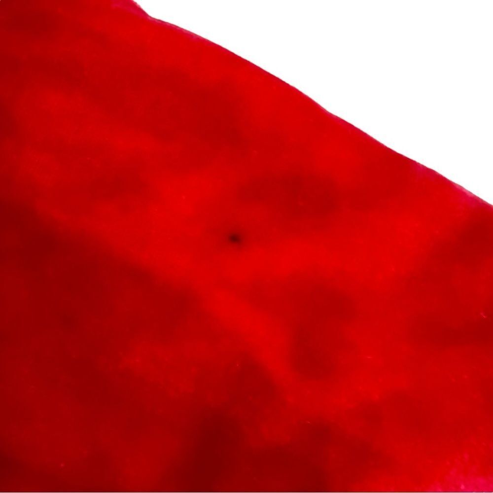 Anthropologie PILCRO Red Shirt Crushed Velvet Top Blouse Long Puff Sleeves XL - Picture 12 of 15